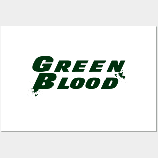 green blood jets Posters and Art